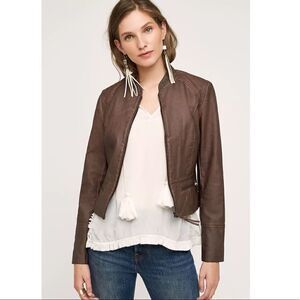 New Anthropologie Dara Vegan Leather Jacket
Hei Hei